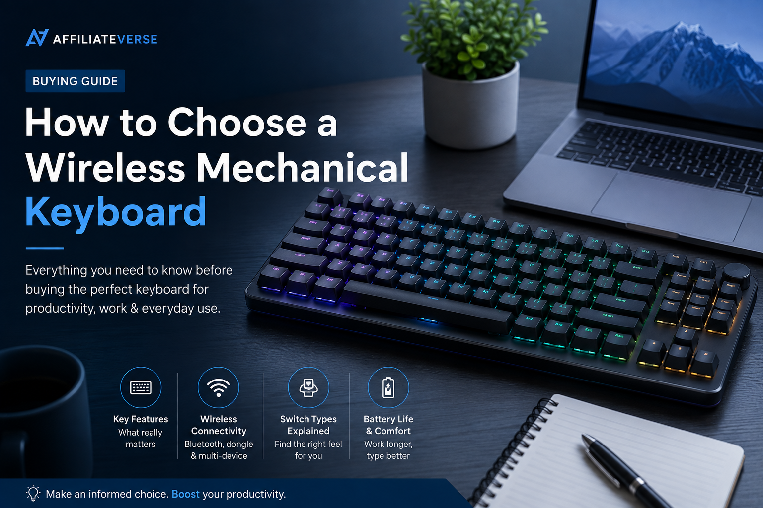 How to Choose a Wireless Mechanical Keyboard for Productivity